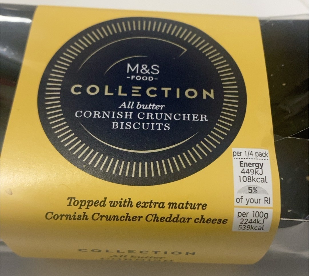 All Butter Cornish Cruncher Biscuits