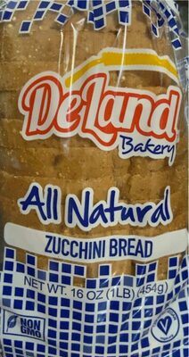 All Natural Zucchini Bread