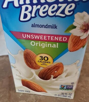 Almond Breeze Almondmilk Unsweetened Original Aseptic