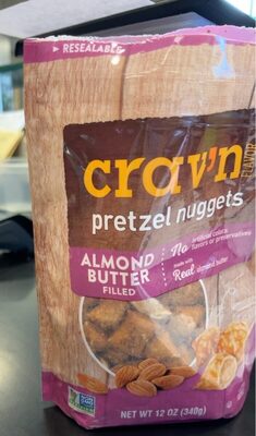 Almond Butter Filled Pretzel Nuggets